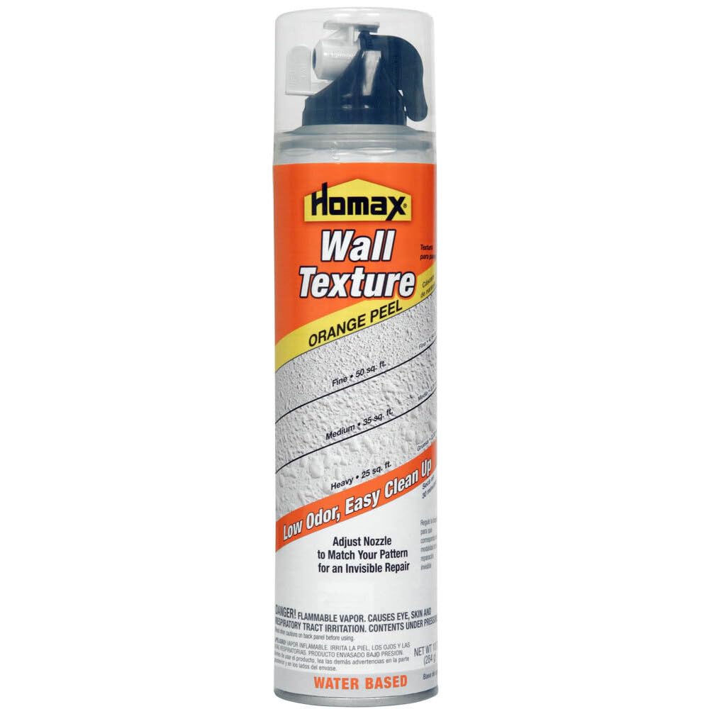 12 Pack Homax 4091 Aerosol Orange Peel Splatter Spray Wall Texture Water-Based - 10oz