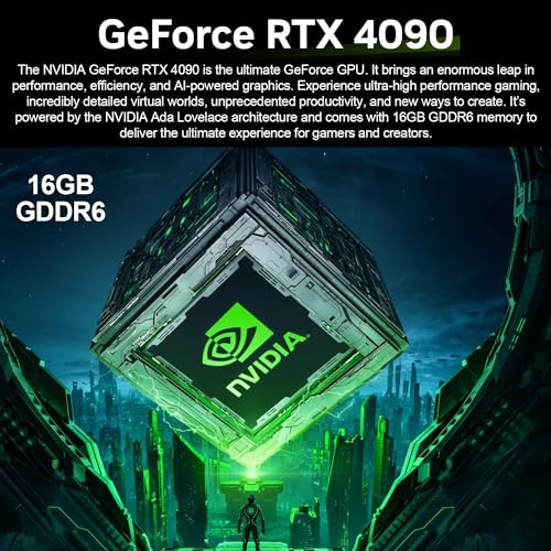 Image of Lenovo Legion Pro High-Performance i9 Gaming Laptop, 16 inch WQXGA 240Hz, Intel Core i9-14900HX, NVIDIA GeForce RTX 4090, 64GB DDR5 RAM, 4TB SSD, HDMI, RGB Backlit KB, Webcam, Wi-Fi 6, Win 11 Pro