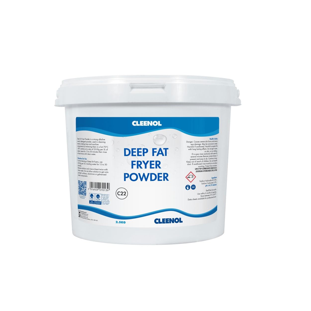 Cleenol 031162 Deep Fat Fryer Powder, 2.5 kg
