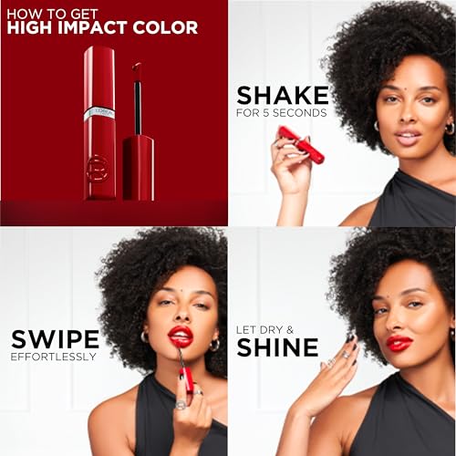 L'Oreal Paris Infallible Lacque Resistance Liquid Lipstick, 16HR Long Lasting Lip Makeup with Lacquer-Like Shine and Zero Transfer, 250, Pink Oulala - image 8