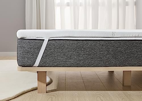 Marmota Topper Visco - Carbono, Topper Viscoelástico para Colchón con Carbono Activo, Funda Lavable y Desenfundable, Grosor 5 cm (150x190 cm)