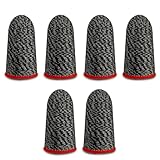 Luva de dedo gamer para celular com ponta condutiva com fibra de