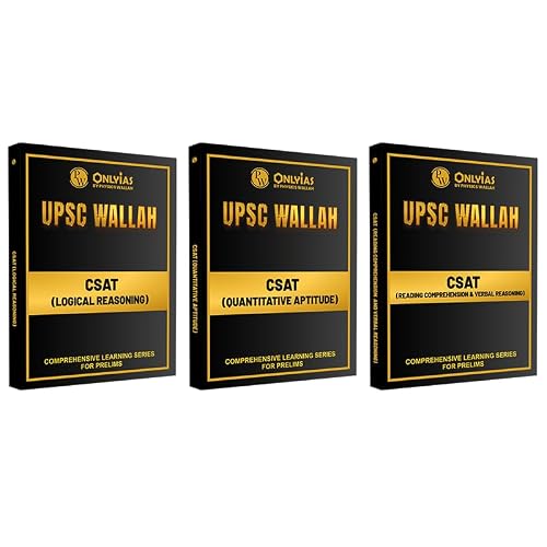 PWONLYIAS UPSC Wallah Combo Set of 3 For Civil Services Exam 2024 Latest Edition