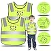 QIMMU Warnweste Kinder, 2 Stück Warnwesten Auto Kinder, 360 Grad Reflektierende Warnwesten, Sicherheitsweste Kinder Organizer,Auto günstig Kaufen-QIMMU Warnweste Kinder, 2 Stück Warnwesten Auto Kinder, 360 Grad Reflektierende Warnwesten, Sicherheitsweste Kinder