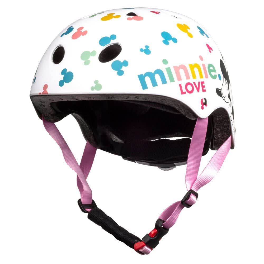 Casco de Patinaje para niña, Minnie Mouse, Blanco, M