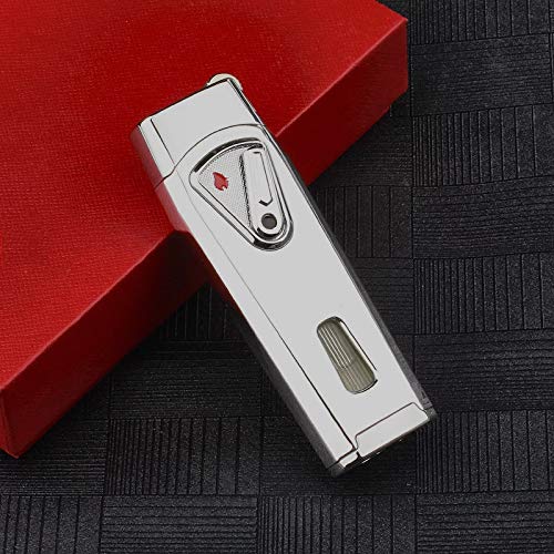 Encendedor Antorcha Doble Jet Katzone Plateado
