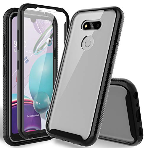 HATOSHI LG Aristo 5 Case, LG K31/Phoenix 5/Risio 4 Case with Built-in Screen Protector, [Heavy Duty Protection][Crystal Clear] Armor Shockproof Protective Phone Cover for LG Aristo 5 Plus
