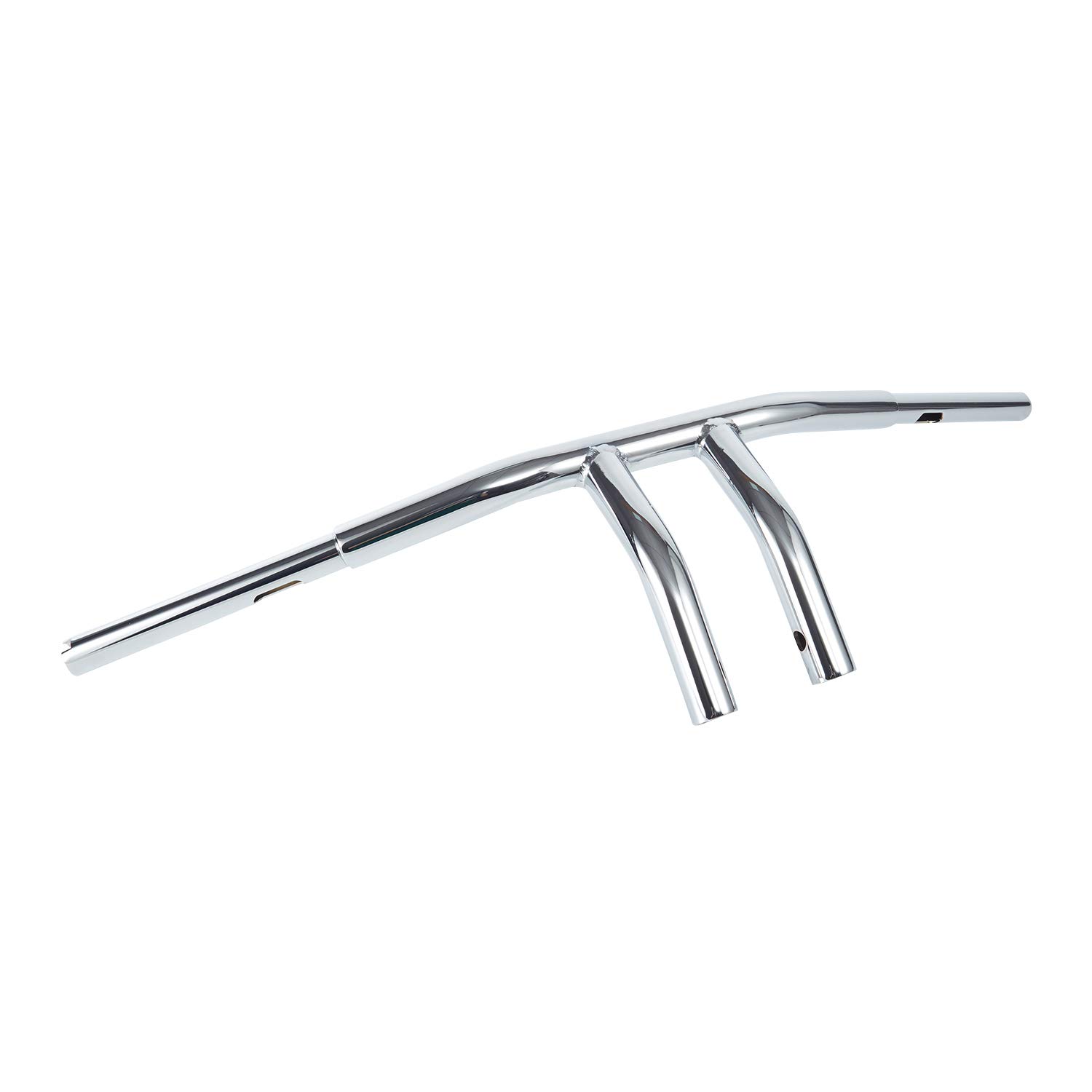 10'' Rise 1-/4'' T Bar Handlebar Drag Bar Fit Harley 96-17 Sportster Dyna Softail (Chrome)