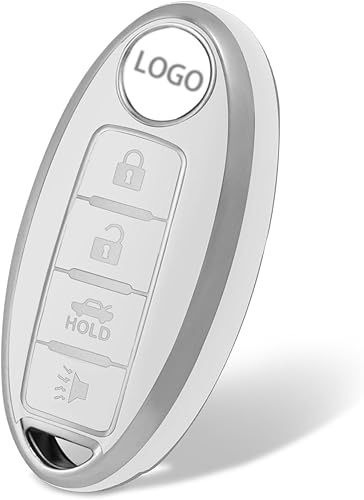 Miniatura 36 de Funda para llave de TPU suave con patrón dorado, protección de 360 grados, compatible con Nissan Altima Coupe Armada GTR Maxima Murano Cross