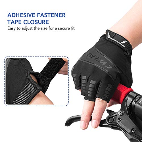 Luva de ciclismo, Romacci Luvas de ciclismo Luvas de ciclismo de meio dedo para motos de estrada Luv