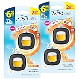 ファブリーズ 【まとめ買い】 消臭芳香剤 車用 イージークリップ フルーツシトラスブリーズ 2.4mLｘ4個