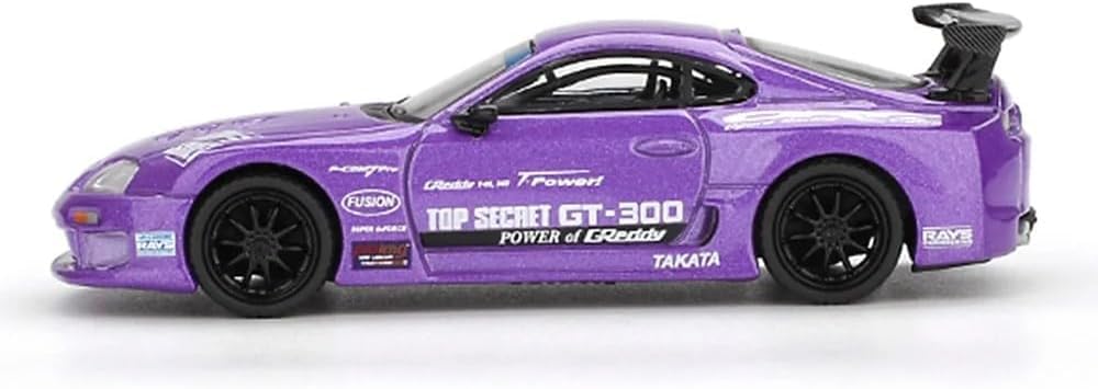 Diecast Model Car Compatible for Toyota Supra (A80) Top Secret GT