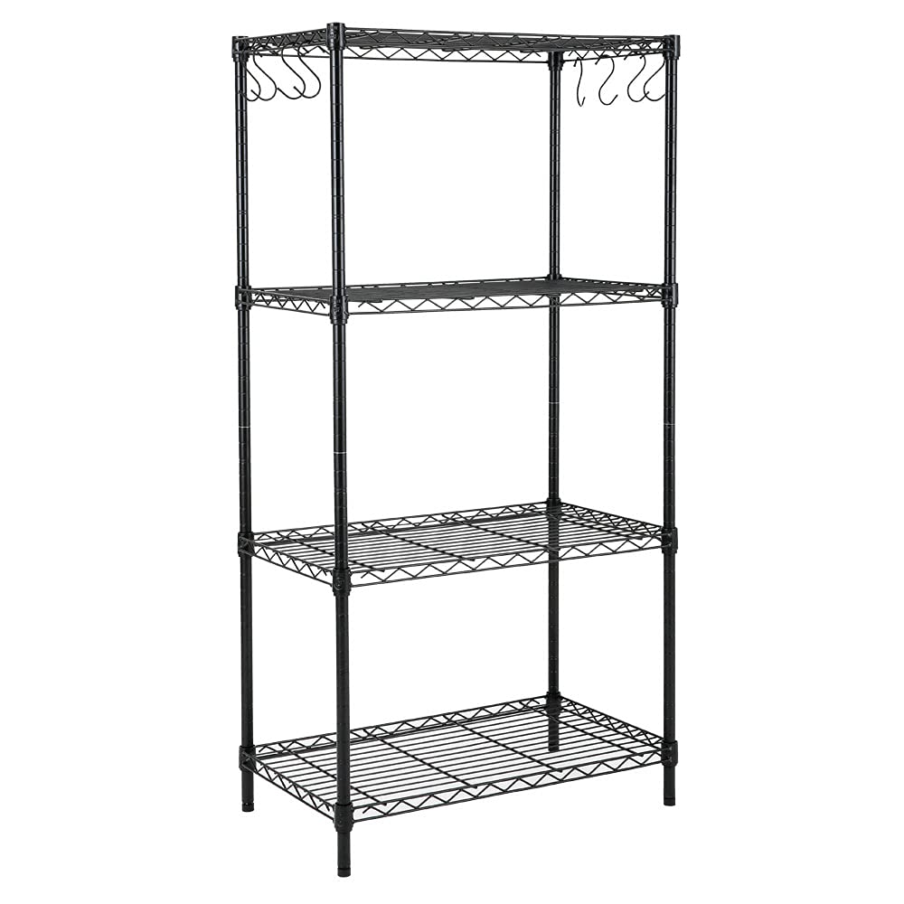 Buy EFINE 4Shelf Shelving Unit with Hook, Adjustable, Heavy Duty