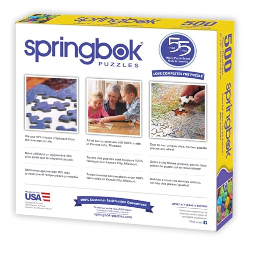 Rompecabezas Springbok de 500 piezas: Colorful Yarn, fabricado en EE.UU. miniatura 3
