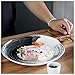 roro Contemporary Stoneware - Hand-Thrown Drip Paint Dinner Plate, 11