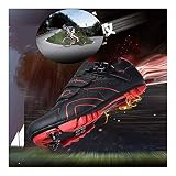 Männer Fahrradschuhe Frauen Selbsthemmende Athletic Professional Racing Rennradschuhe Sport Fahrradschuhe,Red-35