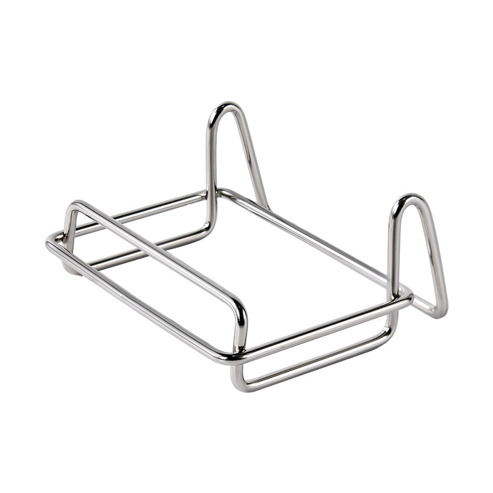 Kaeltsyn Vertical Stand for Pots and Pan Storage Saving Countertop Space with Sturdy Stainless Steel Materials Space Efficient Pots Stand for Multiple Cookware Types Sturdy Stainless Steel