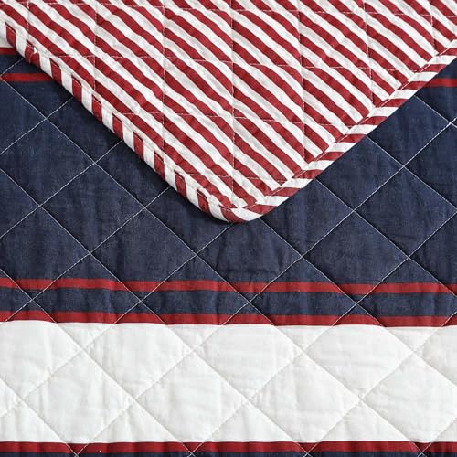 Nautica - Queen Quilt Set with Shams, Lightweight Bedding - image 4