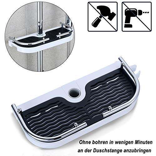 JOHO Mensola per Asta Doccia da Bagno Vassoio