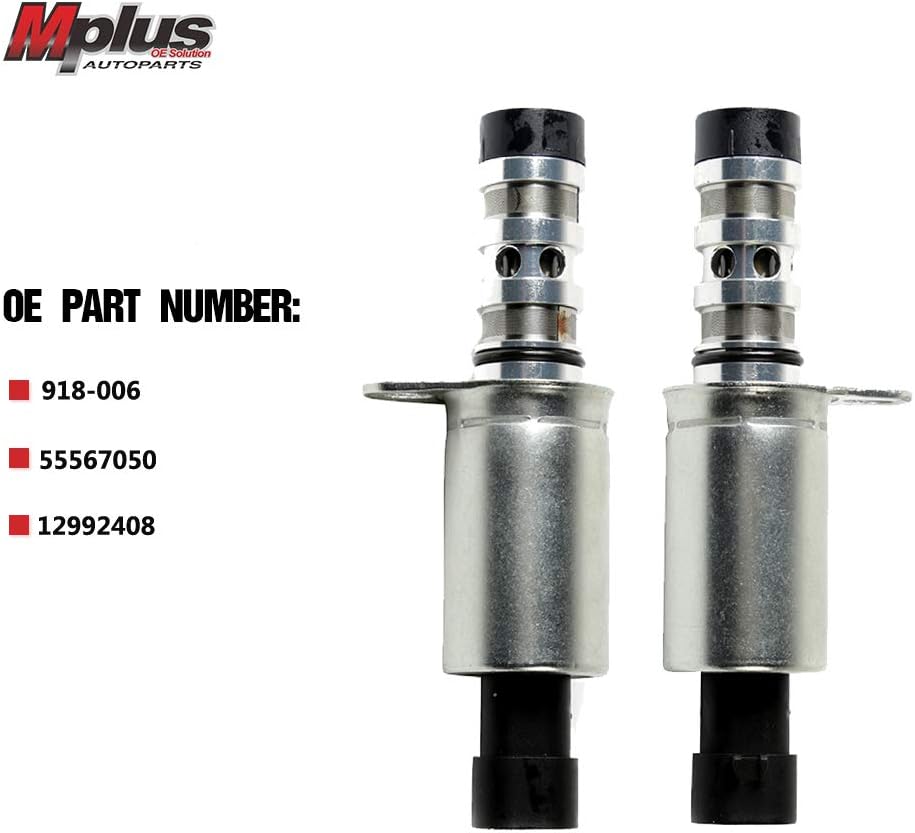 MPLUS Variable Valve Timing Solenoid Compatible with 11-15 for Chevrolet Cruze 1.8L/ 12-15 for Chevrolet Sonic 1.8L / 09-11 for Chevrolet Aveo 1.6L / 09-10 Pontiac 1.6L