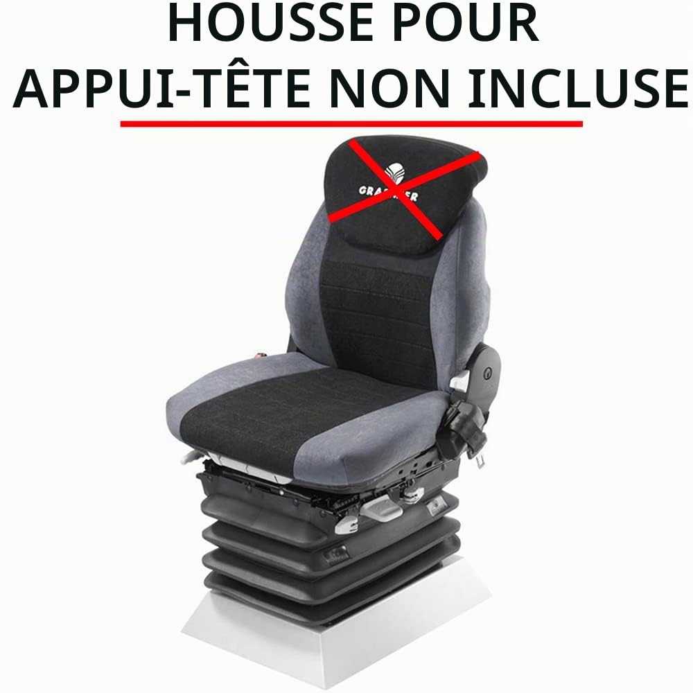 Grammer Housse de protection Protecto Maximo Offroad pour sièges tracteur jusqu’à 530 mm de largeur