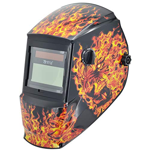 Weekly Top Sale Antra True Color Wide Shade Range 4/5-13 Auto Darkening Welding Helmet AH6-260-6104 Engineered for TIG MIG/MAG MMA Plasma Grinding, Solar-Lithium Dual Power, 6+1 Extra Lens Covers