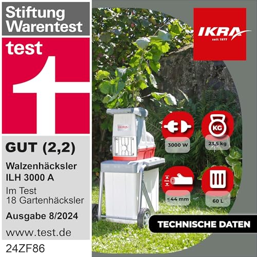 IKRA Elektro Gartenhäcksler Walzenhäcksler ILH 3000A, inkl. Gartenschere – Ansicht 5