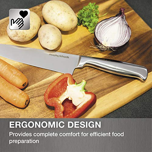 Morphy-Richards-Accents-46290-5-Piece-Knife-Block-with-High-Grade-Polished-Stainless-Steel-Knives-Black