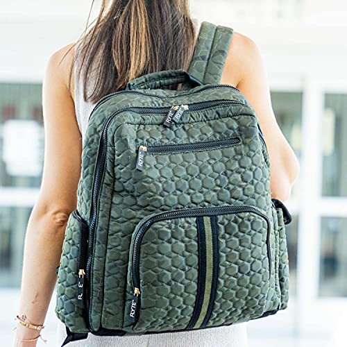 FLYTE Isabella Backpack | Gym & Travel Quilted Backpack | Camo4