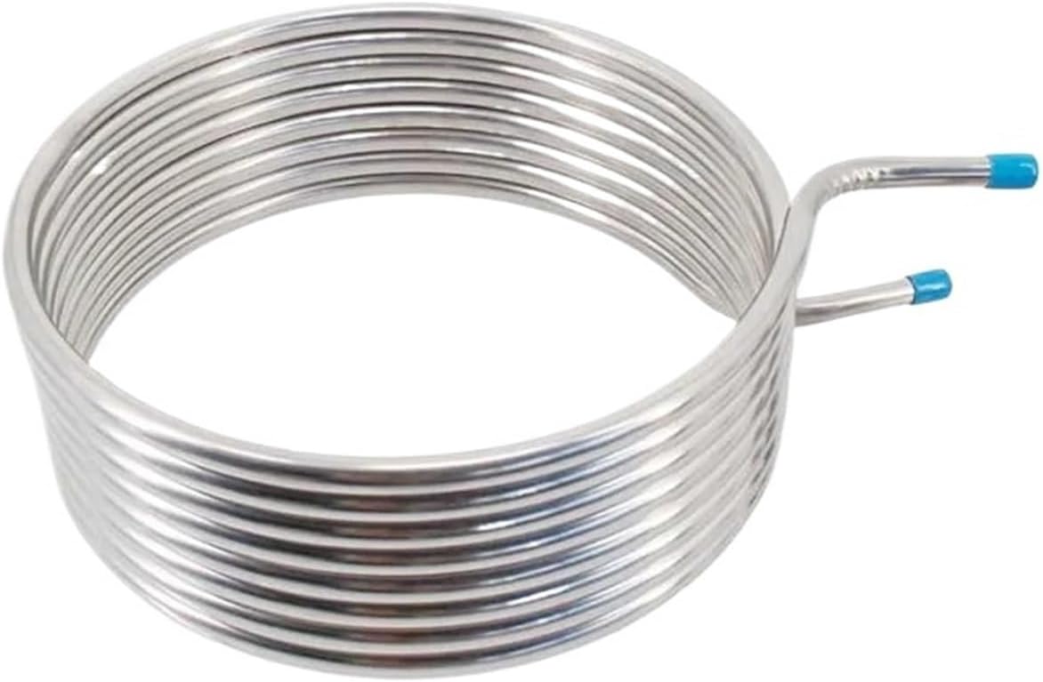 25ft Weldless Heat Exchange Recirculating Mash System Coil - 304 Stainless Steel - 1/2" Tubing - 10" & 12" Diameter(10 inch Diameter)