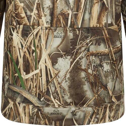 Drake Waterfowl Youth MST Performance Hoodie, Drake Youth Camo Hoodie, Kid's Hunting Hoodie (US, Alpha, Small, Regular, Max-7)4