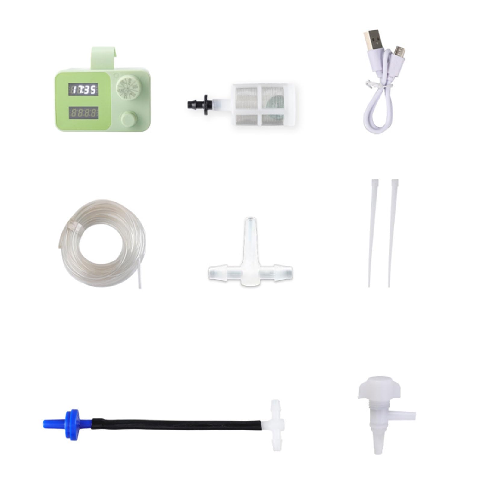 Dispositivo Intelligente irrigazione a Goccia per Giardinaggio Domestico 15 uscite Programma programmabile a 30 Giorni utilizzo Irrigazione Smartgarden