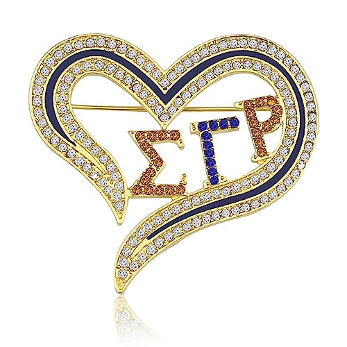 1922 SGR Sorority Brooch Pin Sigma Gamma Rho Gift Sorority Paraphernalia Gift for Women Sisterhood (SGR Heart)