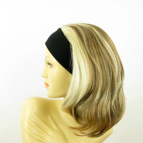 univers perruque Headband Wig Woman Mid-length Blond Copper Wick Clear And Chocolate Ref: Mady 15613h4