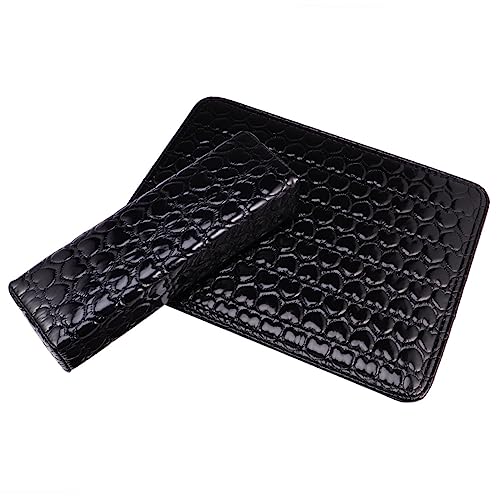 IWOWHERO 1 セット マニ クッション マニ の手 アームレスト枕 ネイルアートアームレスト 休み ネイルアームレストハンドピロー 手首サポート ハンドクッション Black