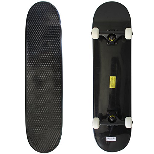 RIMABLE Kids Plastic Complete Skateboard Black