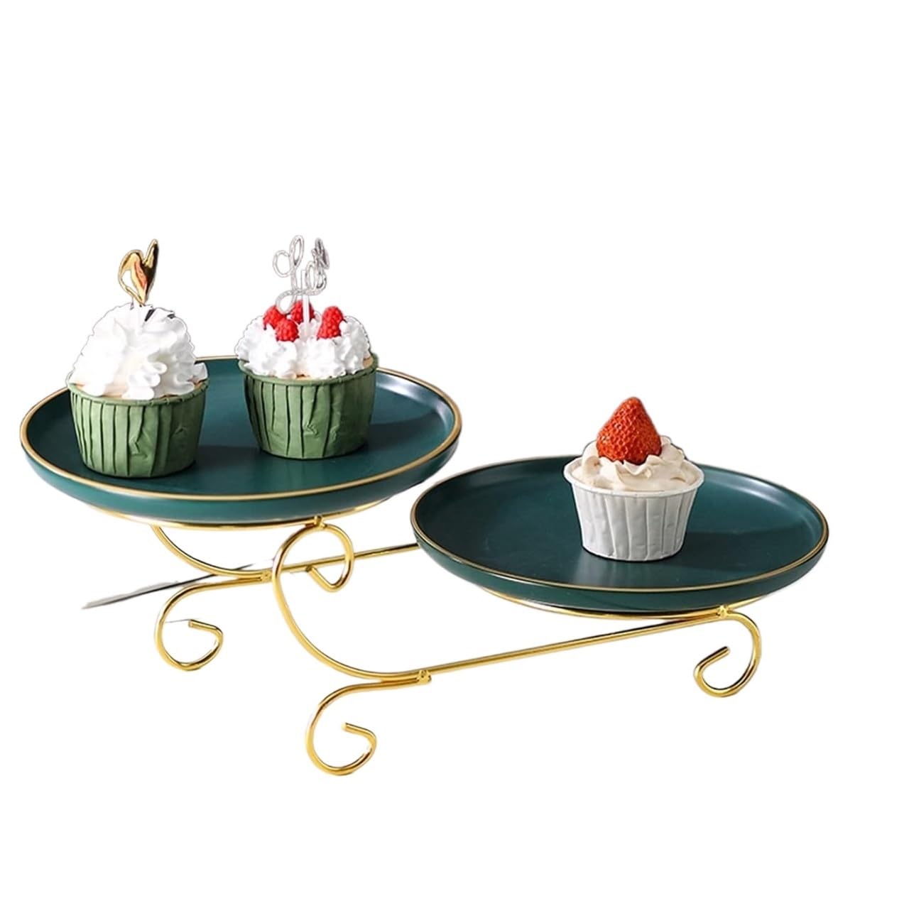 JFGCTYHXY Cake stands, Wedding Cake Display Stand Reusable Pastry Platter for Tea PartyWedding and Birthday Tray