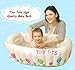 Tiny Tots Baignoire gonflable de transport pour bébé Crème