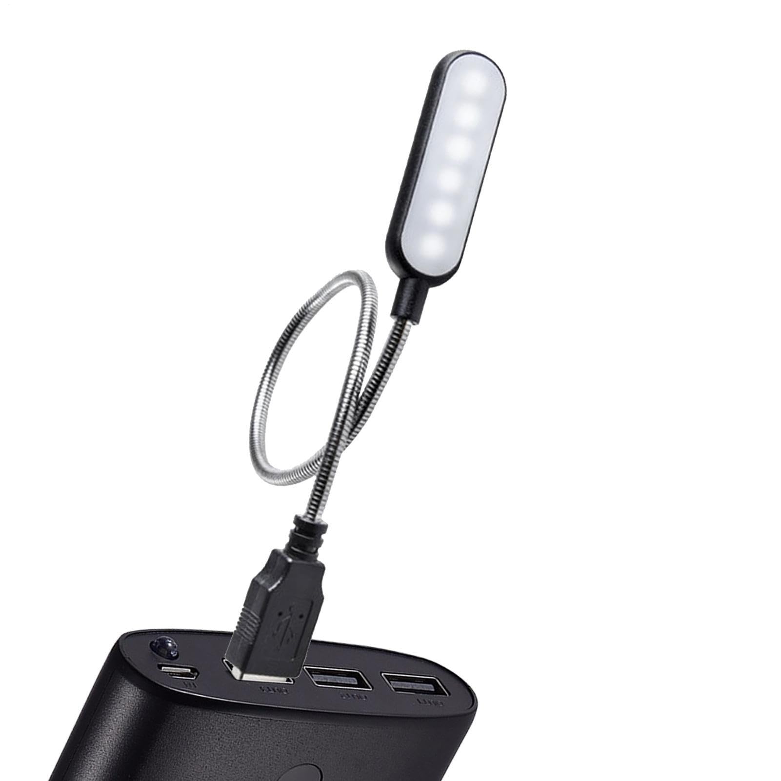Lampada Da Lettura Libro Letto Lampada LED USB Flessibile Per Lettura E Notte - Mini Luce Regolabile Per PC E Laptop Luce Da Lettura - Foto 5