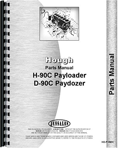 Alphabetical Index for Hough D-90C Pay Dozer Parts Manual