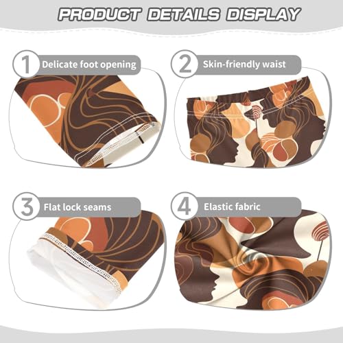 KLL Lollipop Girl Hawaiian Toddler Baby Girl Athletic Leggings Stretch Full Length Lounge Pants Running3