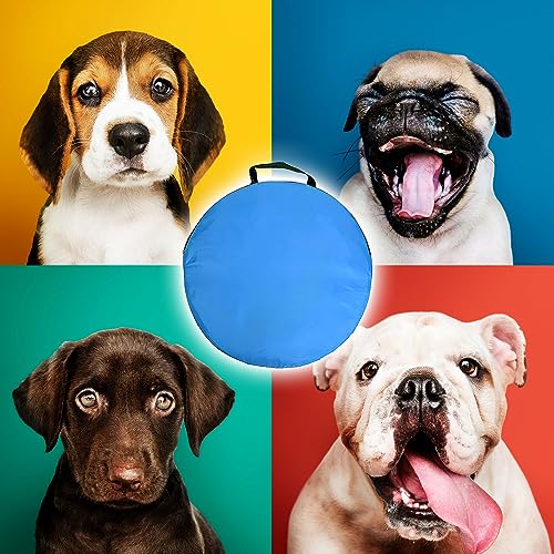 Hunde Agility Tunnel - Hundetunnel Spieltunnel Agilitytunnel Hundehöhle inkl Heringe und Transporttasche 300 x 50 cm