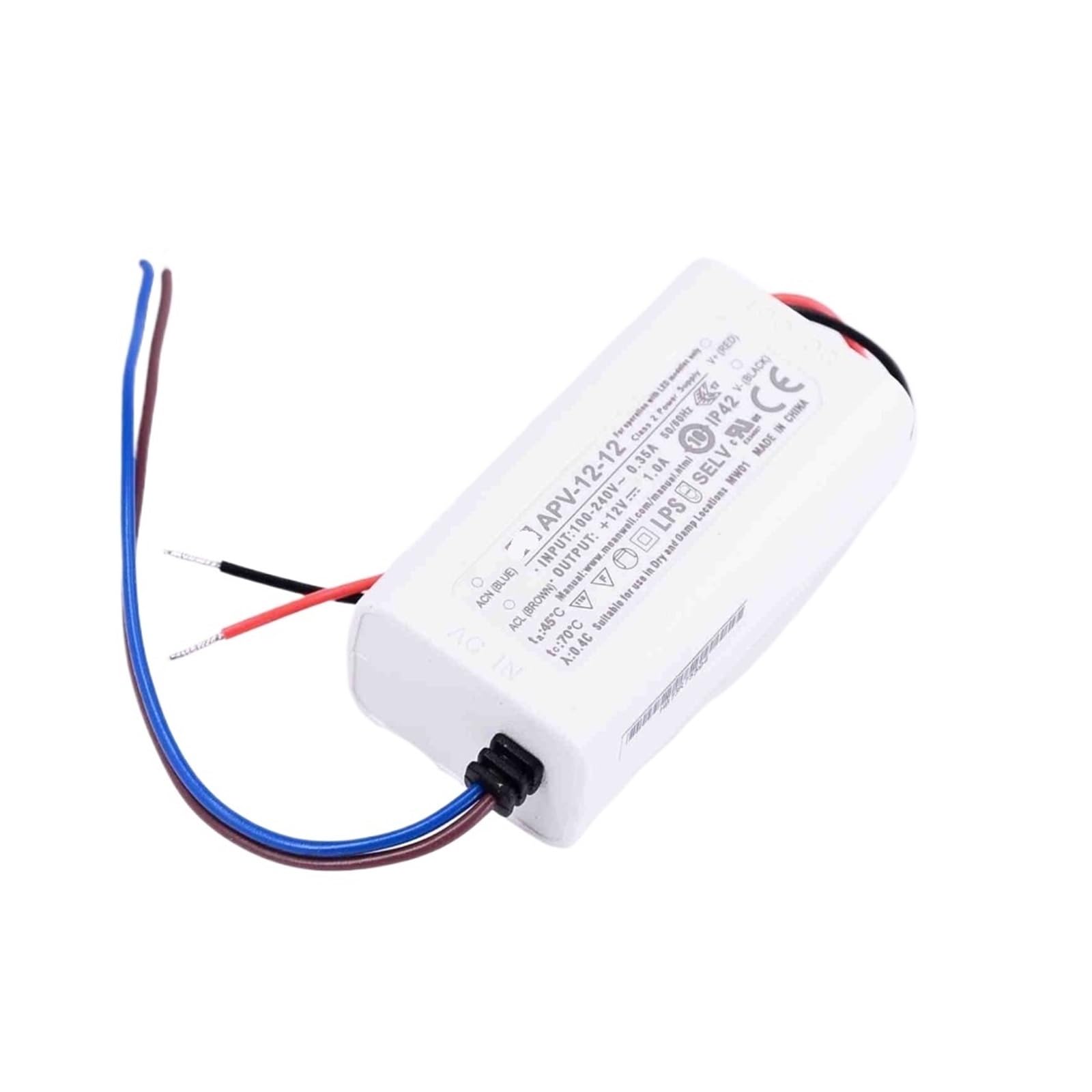 MUYTQAERG 5V APV-12-5 10W 2A Switching Power Supply APV-12 IP42