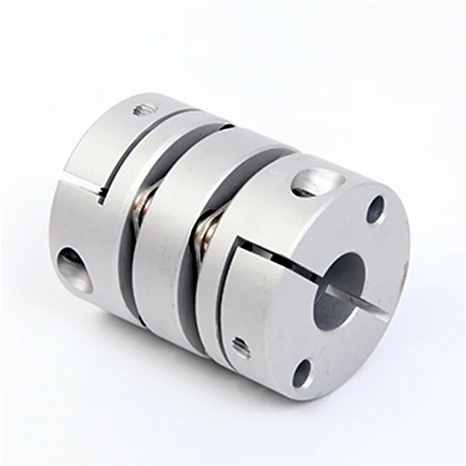 Giunto di serraggio rigido in alluminio Accoppiatore flessibile for albero a doppia membrana D44L50 Accoppiamento for vite a ricircolo di sfere encoder motore passo-passo(9X14)
