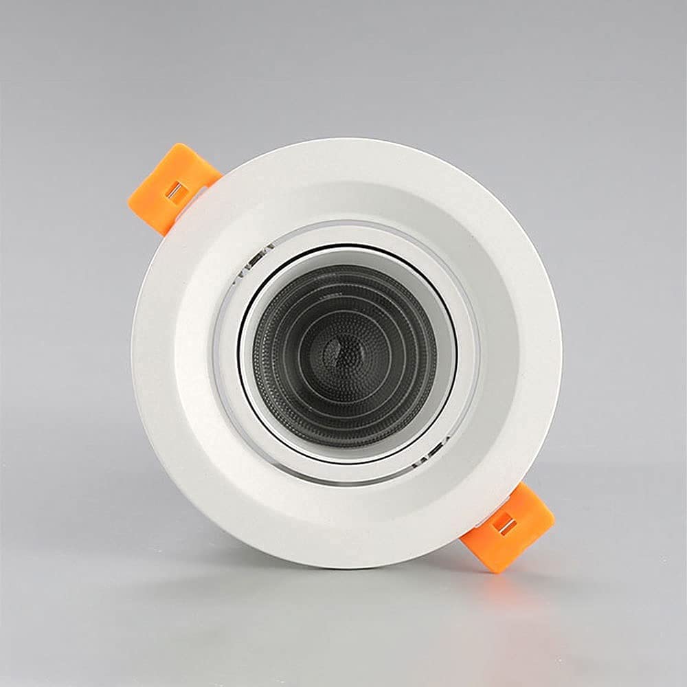 Spotlight luminaire de plafond LED encastré avec focale réglable 15-60° pour couloir moderne