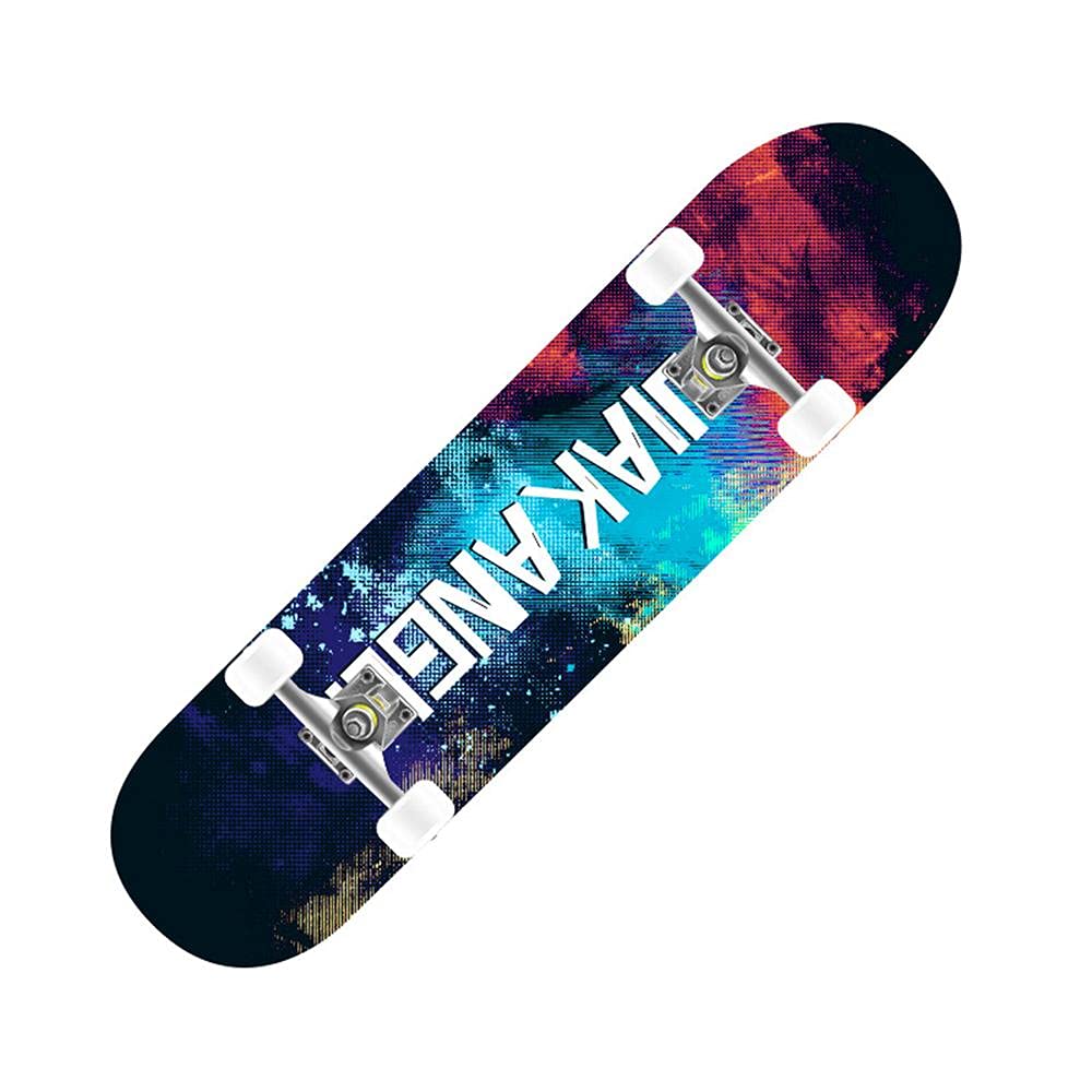 Skateboard pour Filles, garçons, Adolescents, Adultes, débutants, Skateboard Complet 8 Plis érable concave Cruiser.