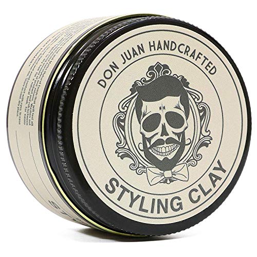 Don Juan Handcrafted Styling Clay Pomade 4oz - Medium Hold - Matte Natural