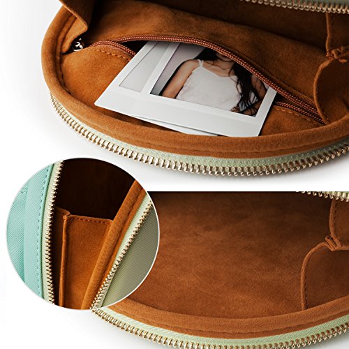 CAIUL Instax Mini First Generation Zipper Universal Carry Case for Fujifilm Instax Mini 8 8+ 70 7s 25 26 50s 90 9 Camera (Mint), Multicolour - Image 6