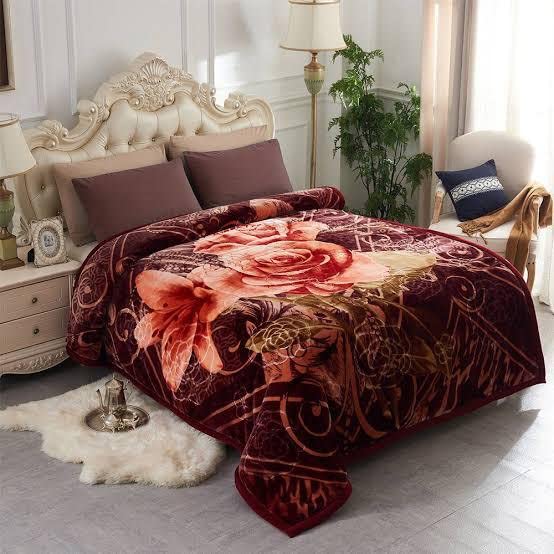 Buy Bezzilish Home 500 TC Super Soft Mink Double Bed Blanket (87 X