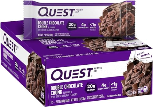 Quest Protein Bar Double Chocolate Chunk 12-Pack